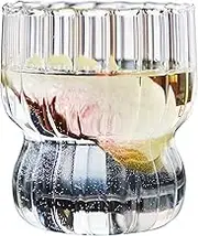 Personalised Beer Mugs Tankards,Beer Mugs,Beer Steins,Drinking Glass Vertical Stripes Drink Milk Cup Water Glass Iced Cup Cold Brew Latte Cup Ice Cream Glass Beer Glass Glass,1pc