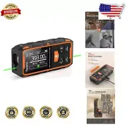Compact Backlit Dual Laser Measure - 393FT/120M with Multiple Measurement Units