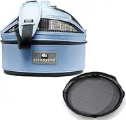 Sleepypod Mini Mobile Pet Bed Hammock Set, Blue