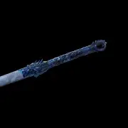 Chinese Tang sword, blue samurai sword, martial arts enthusiast