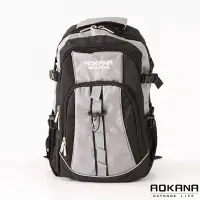 在飛比找博客來優惠-AOKANA奧卡納 舒壓護脊輕量防水大型登山後背包 (質感灰