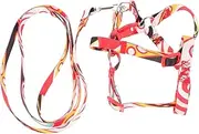 1Set Dog Harness and Leash for Small Dogs Lightweight Outdoor Control with Beautiful Pattern for Walking and Training Suitable for Pets Weighing