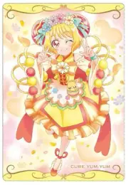 PRETTY CURE Trading Card W#7 Cure Yum-Yum BANDAI Japan