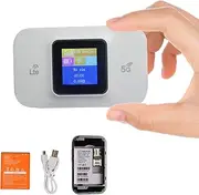 Australia Mobile WiFi Hotspot, 4G LTE Mobile Wi-Fi Hotspot Device | Portable WiFi Router with SIM Card Slot for Travel Support 4G Band: B1/3/5/7/8/20/28/38/40/41, Supports 10 Users