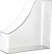 Folpus Magazine Holder,Transparent,Office Accessories,Book Holder, Vertical Magazine Rack Folder Document Storage Organizer for Home