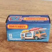 Matchbox No. 11 Car Transporter Truck Boxed #11 Lesney 1976 Superfast