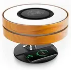 Horizon Bedside Lamp with 10W Wireless Charger and Bluetooth Speaker, Night L...