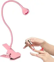 UV Light for Gel Nails - Gooseneck LED Nail Lamp Clip,UV Lamp, Small USB Manicure Dryer for Women Girls, Fast and Even Curing