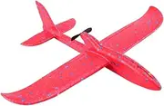 ERINGOGO Electric Glider Plane Red Hand Throwing Aircraft for Safe Accessories for Improving Hand Eye Coordination Present for Boys