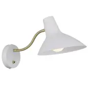 Farbon Short 1L Switch Wall Light White | Telbix Lighting