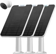 3 Pack 4W Solar Panel Charging Compatible w/ Google Nest Camera, Battery Version