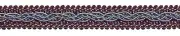Brown Ice Blue 7/8" Gimp Braid Trim Mocha Ice [By The Yard]