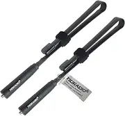 2 Pack TIDRADIO Ham Radio High Gain Soft Whip Foldable CS Tactical Antenna VHF/UHF 18.8-inch 144/430MHz for BaoFeng F8HP Pro 5RM Radio Accessories, SMA-Female