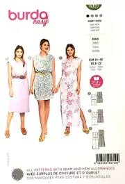 Burda 6009 Misses Dress Sizes 8-22 Easy to Sew! Sewing Pattern NEW! Uncut