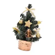 Mini Artificial Christmas Tree with Light Small Xmas Tree for Fireplace Home