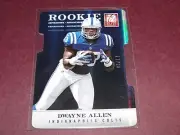 2012 Elite DWAYNE ALLEN #131 Die Cut Blue Foil RC/17 Indianapolis COLTS Clemson