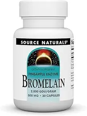 Source Naturals Bromelain 2000 GDU, 500 MG, 30 Caps