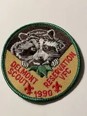 Delmont Scout Reservation 1990 Valley Forge Council pocket patch