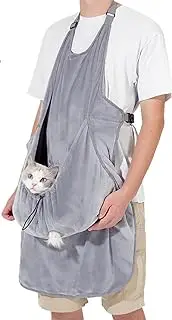 Cat Harness, Cat Carrier Bag, Adjustable Chest Protector for Kittens, Washable and Portable Pet Transporter, Soft, Warm Sleeping Bag for Small Dogs