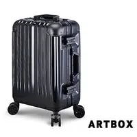 在飛比找PChome商店街優惠-【ARTBOX】威尼斯漫遊-26吋鏡面鋁框行李箱(太空黑)