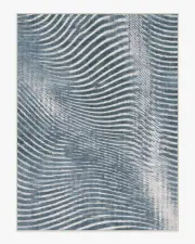 275' x 365' | Machine Washable Runner Rug | Kid & Pet Friendly | Indoor Rug | Wesley Blue Flatwoven Rug | Ruggable