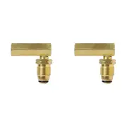 2PK Companion Brass Adaptor Pol To Right Angle Primus Tube Fitting Connector
