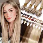 1G Micro Link Human Hair Extensions Micro Ring Beads Loop Remy Hair 200PCS Thick