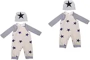 [VALICLUD] Overalls Trousers Suit Costume Hats Boy Long Sleeve Shirt Boy Hats Hats Hat for Shirts for Boys Spring Shirts Polyester (polyester)