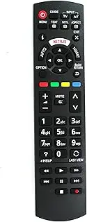 Replacement Remote Control for Panasonic TV, TX-40DSW404, TX40DSW504, TX40DSW504S, TX-40DSW504S, TX40DSX639, TX-40DSX639