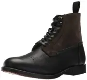 NIB FRYE Mens Garrison Lace Combats Boot Pebbled Leather 13 M $458 Black Multi