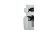 AQUAPERLA VOG Solid Brass Chrome Shower/Bath Wall Mixer with Diverter