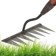 Garden Rake,Lawn Paver Grass Remover Landscaping Rake | Heavy Duty Garden Hoes, Manual Weeders, Yard Leaves Claw, Uprooting Artifact for Backyard Farm
