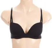CALVIN KLEIN 40B Seductive Comfort Lite Lift Demi Bra BLACK QF6016 MSRP$46 (E6)