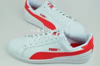 在飛比找蝦皮購物優惠-☆JR運動休閒館☆PUMA-白紅 皮質運動休閒鞋~35672