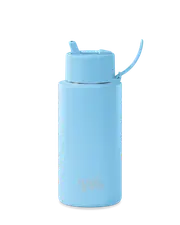 frank green Ceramic Reusable Bottle - 34oz 1,000ml - Sky Blue