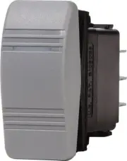 BLUE SEA SWITCH CONTURA DPDT (ON)-OFF-ON- 8221-BSS