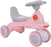 Balance Bike Tricycle Trike Tricycle PresentTrike Baby Balance Bike, Children Twist Car Yo Yo Four Wheel Car Baby Swing Car with Music for Men and Women 1-3 Years Old,Blue (Color : Pink)