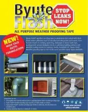 Byute Flash 100mm x 10M Weather Proofing Downpipes Gutter Roofing Repair Tape