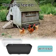 4 Pcs Chicken Feeder Chicken Water Dispenser Plastic Chicken Feeder ◑