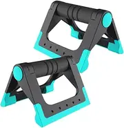 2pcs Training Equipment Abdominal Training Press-up Handles Multi-functional Work Out Equipment Abdominal Muscle Training Helper Blue Stainless Steel Pipe