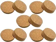 10 Pcs 2 Inch Tapered Cork Plugs Replacement Wine Bottle Stoppers Wood Beer Bottle Corks Glass Jar Cork Stopper for Craft DIY