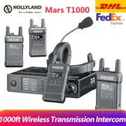 Hollyland Mars T1000 1000ft Wireless Transmission Intercom System Full-duplex US