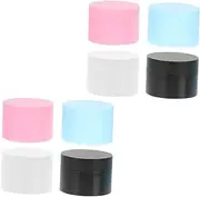 WOFASHPURET 8Pcs Refillable Cosmetics Bottle Dual Cream Dispenser for Travel Empty Lotion Containers for Makeup Creams and Lotions