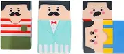 4pc Creative Quirky Eraser Quirky and Cute Cartoon Eraser high Value School Students Eraser Clean and Trace-Free School Office supplies-4pc Cartoon Shape Pattern Random