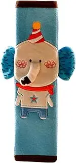 Car Seat Strap Shoulder Pads - Soft Plush Elephant Car Strap Covers | Cartoon Seatbelt Shoulder Pad Seat Belt Cushion for Car Seats, Stroller, Pushcar