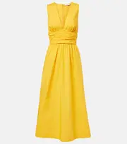 [Heidi Klein] Heidi Klein Mimosa cotton midi dress AU 12 yellow