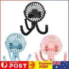 Desktop Small Fan 3-Speed Adjustment Baby Car Seat Fan for Baby Stroller Student