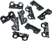 ITROLLE 10PCS Photo Frame Hinge Picture Frame Easel Photo Frame Easel Back Stand Photo Frame Backboard Buckle Cardboard Hinge Positioning Black Clip
