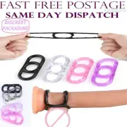 Penis Cock Ring Double Balls Sex Toys For Men Delay Adult Ejaculation Erection