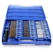 Wire Brush Attachment for Drill Set 38 Pcs 1/4" Shank Stainless Steel Brass